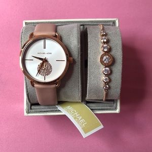 NEW Michael Kors Watch and Bracelet Rosegold MK3863